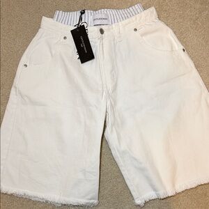 White Women's Jean Shorts